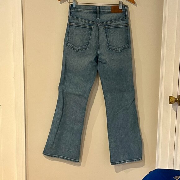 Madewell Light Blue Flare Jeans - Picture 10 of 13